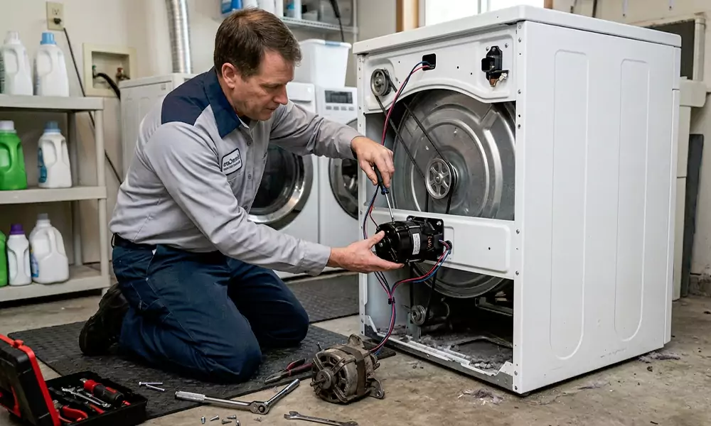Dryer Motor Replacement in Poway, CA