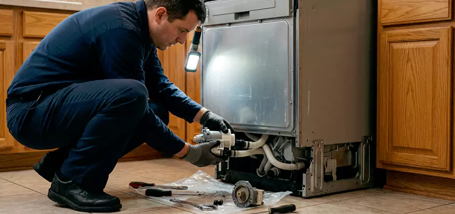 Dishwasher Drain Hose Repair in Poway